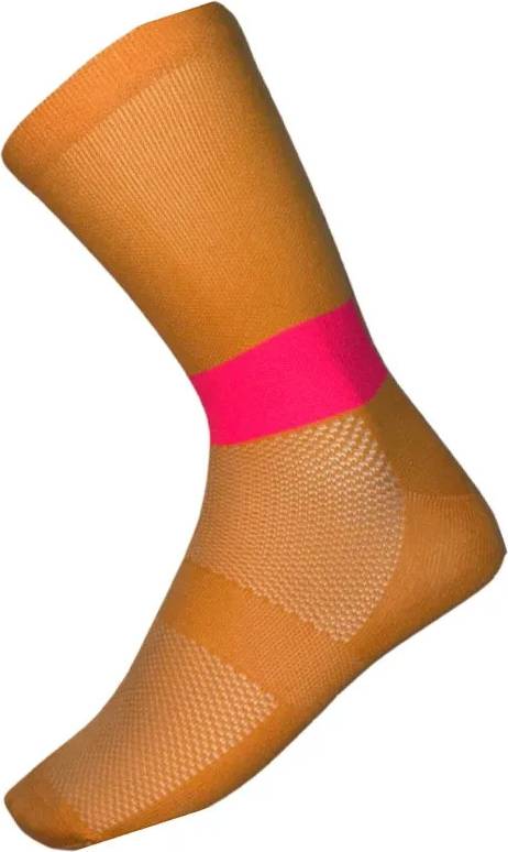 Core Model Boost Functional Crew Socks - Orange/Pink