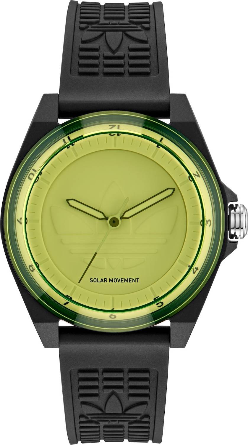 adidas Project Four Solar R Watch Black Semi Solar Yellow