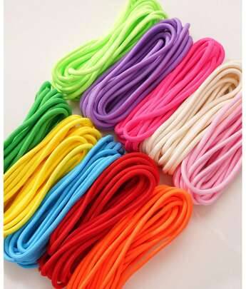 Shein 5mm Polyester Braided Cord Solid Color Rope