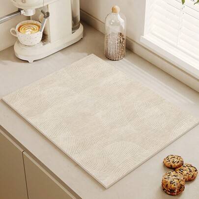 Shein Simple Design Non-Slip Tableware Drying Mat Dish Drainer
