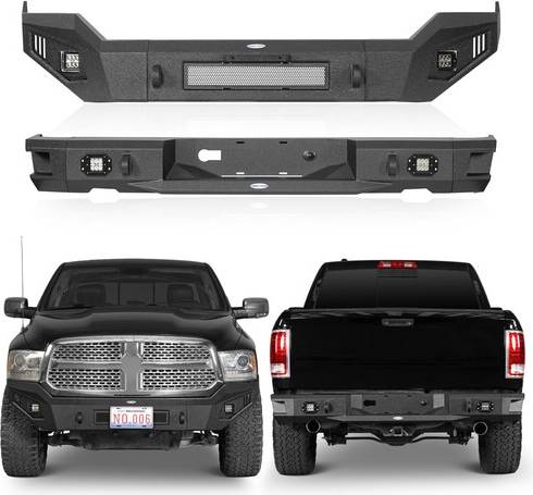 Led lights car Fit Ram 1500 Front Rear Bumpers With LED Lights