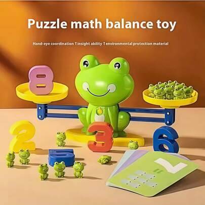 Shein Kids Frog Math Balance Toy - Addition & Subtraction