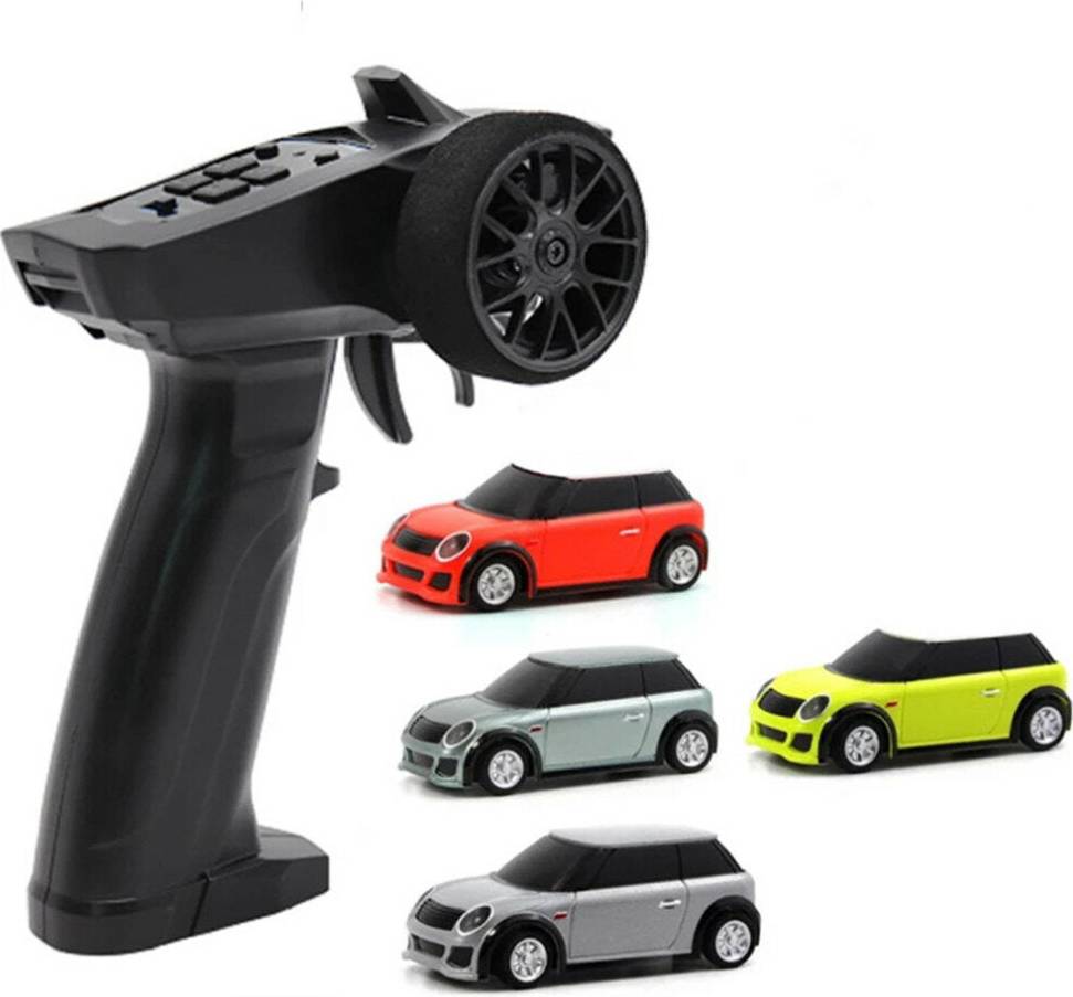 Mini rc car Greenzech RTR 1 76 2.4G 2WD Mini RC Car LED Light