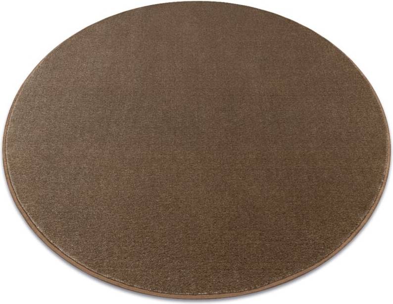 RUGSX Round Seduction Rug 100 cm Brown