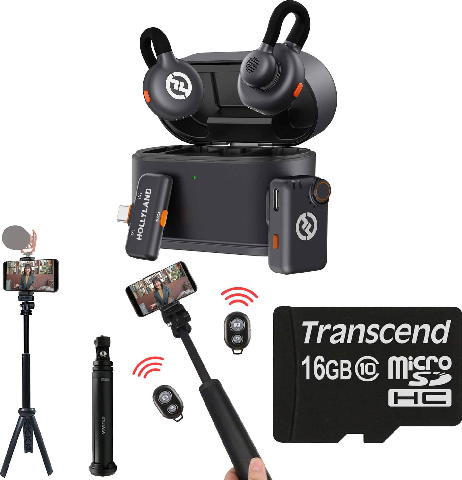 Hollyland lark Hollyland Lark M2s Mini Combo Wireless Mic System