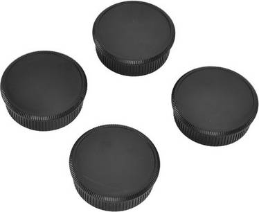 4 Pairs Camera Body & Lens Caps Set Rear Lens Cap