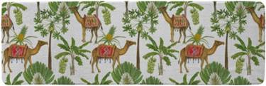 Benjamin Tate Design Camels Palm Trees Rug
