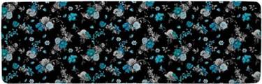 Blue Roses Runner Rug 67cm x 230cm