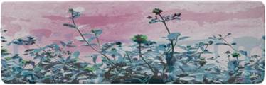 Benjamin Tate Design Berry Sky Runner Rug
