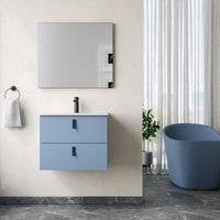 Wall hung vanity unit Invicta Powder Blue Wall Hung Vanity Unit