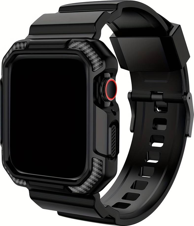 Temu Rugged Watch Band With Case For Iwatch