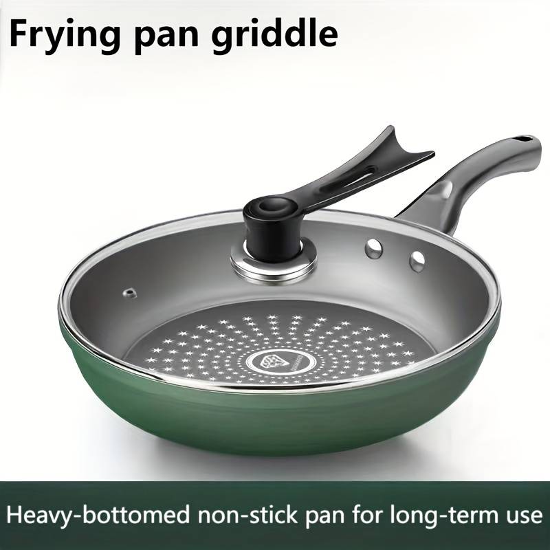 Temu Cast Iron Frying Pan With Star Pattern