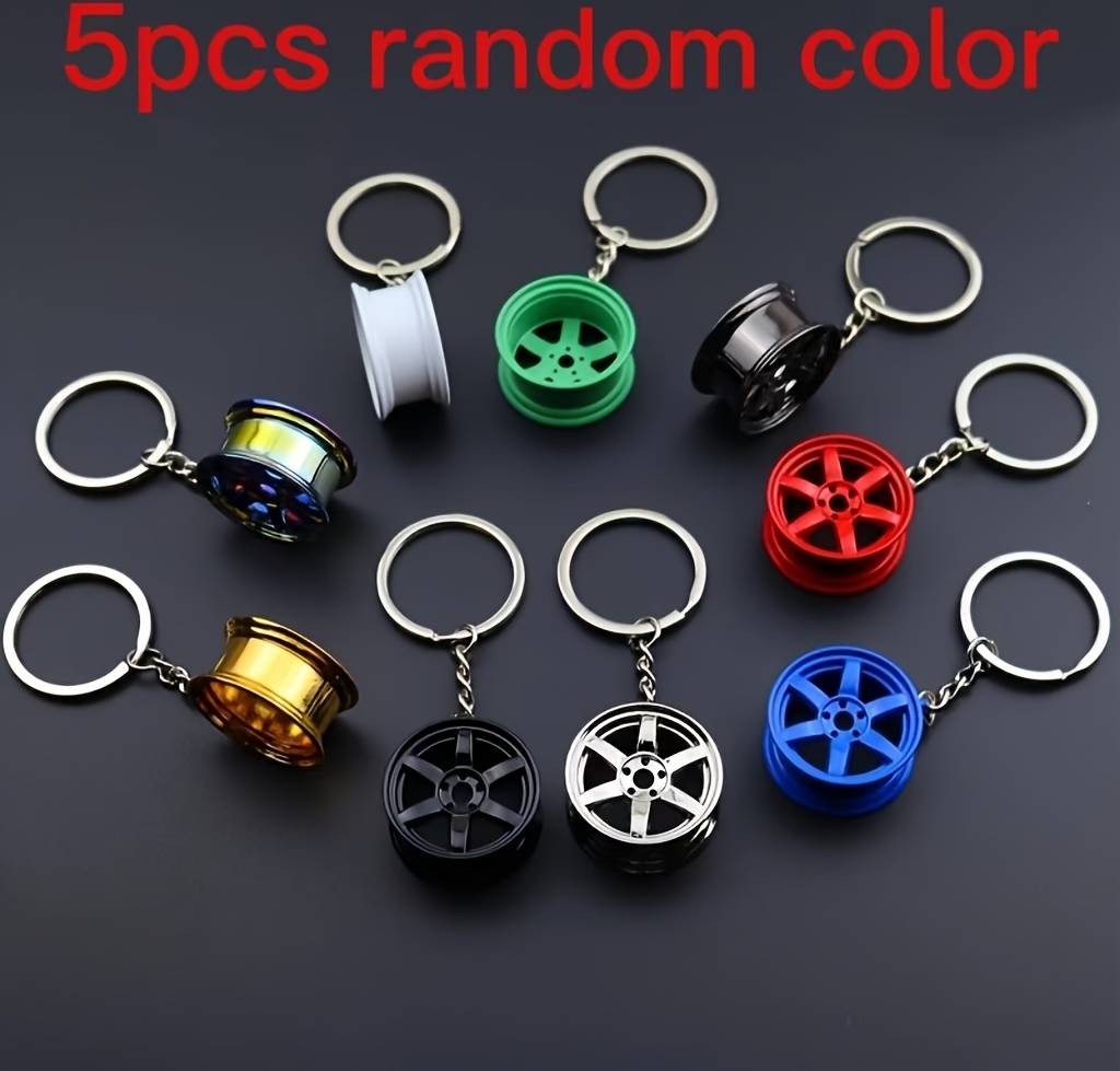 Temu Random Car Keychain Set Automotive Keyring