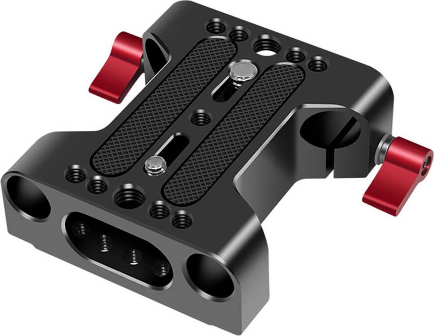Baseplate Double 15mm Rod Rails Clamp