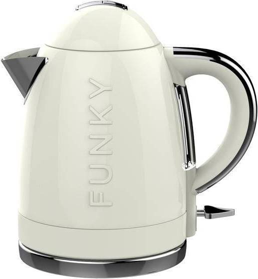 Funky Retro Kettle 1.7L Cream