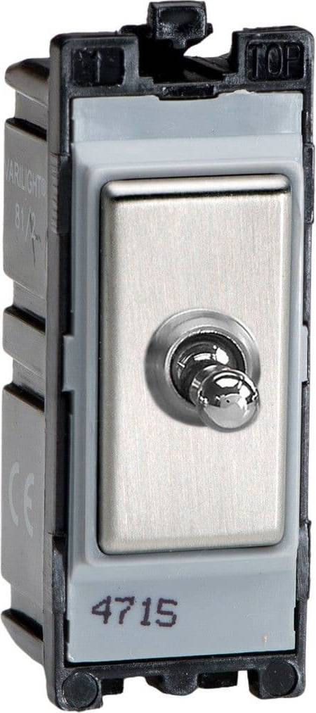 Varilight GT202SS Powergrid Module Steel Toggle Switch