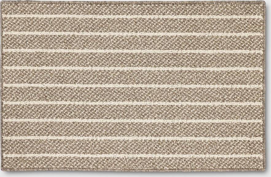Threshold 2' x 3' Washable Striped Accent Rug Gray