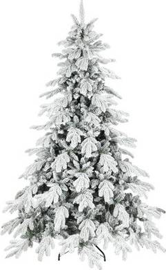 7ft christmas tree Homcom 7ft With Flocked Realistic Tips Christmas Tree