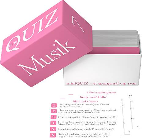 Game Inventors MiniQUIZ Musik Klar Til Levering Prismatch