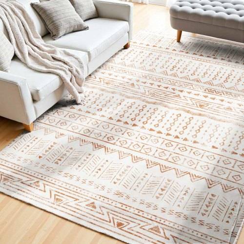 VEVOR Large Area Rug 5x7 Ft Beige