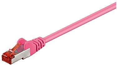 Goobay S/FTP Cat6 RJ45 - RJ45 M-M Rose 2m