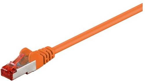 Goobay S/FTP Cat6 RJ45 - RJ45 M-M Orange 2m