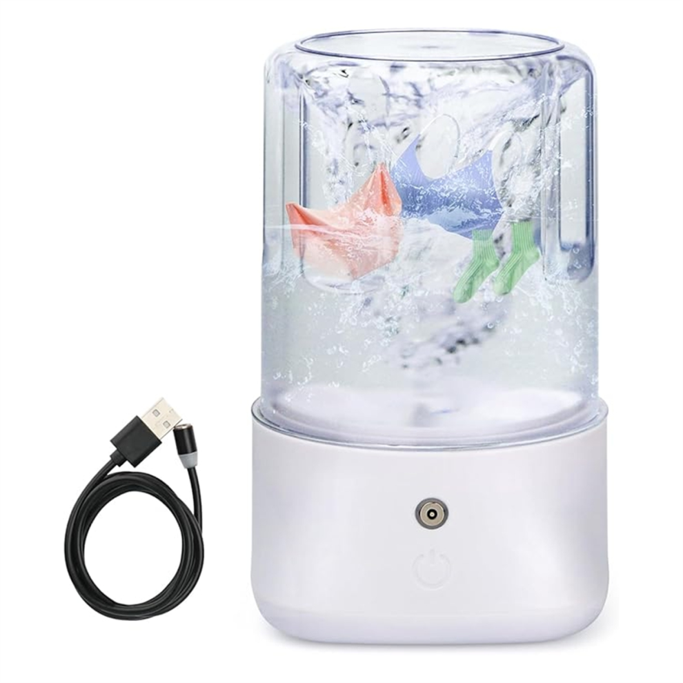 Mini Portable USB Rechargeable Washing Machine