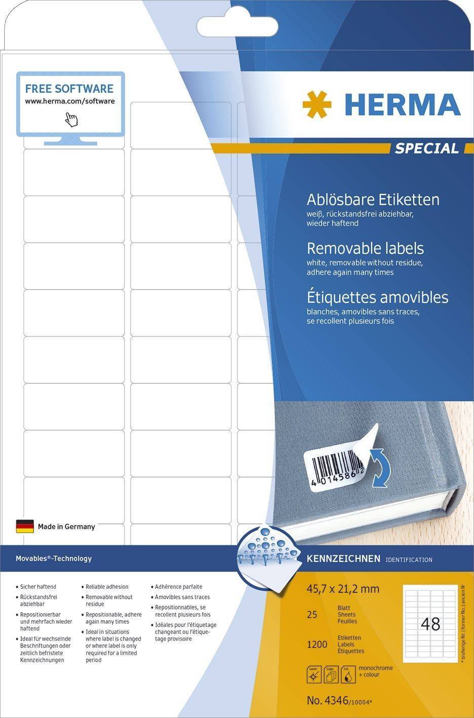 Removable labels