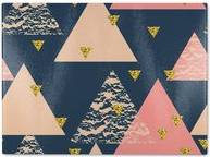 Benjamin Tate Design Triangle Pattern Glass One Size