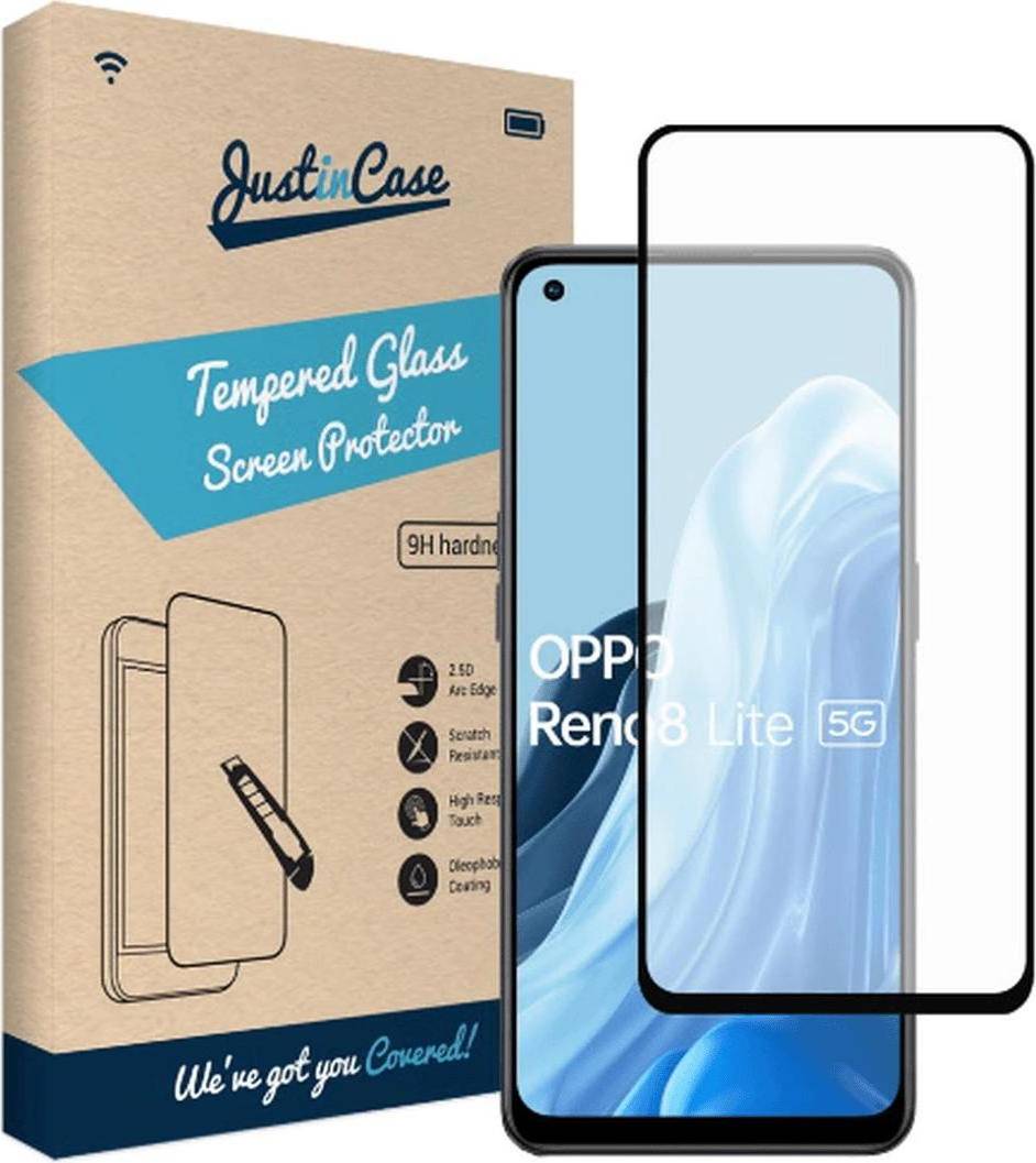 Tempered Glass Edge To Edge Screen Protector Oppo Reno 8 Lite