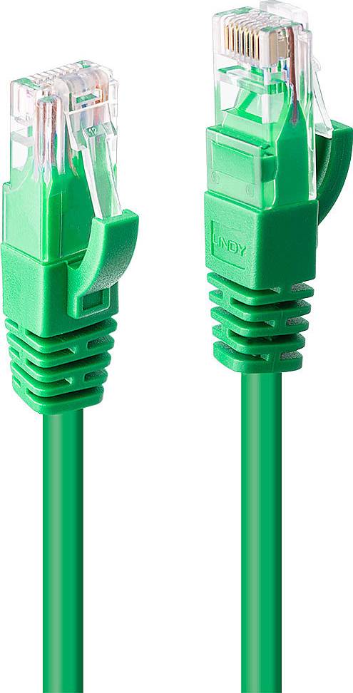 Lindy Cat.6 U/UTP RJ45 - RJ45 Copper M-M Green 10m