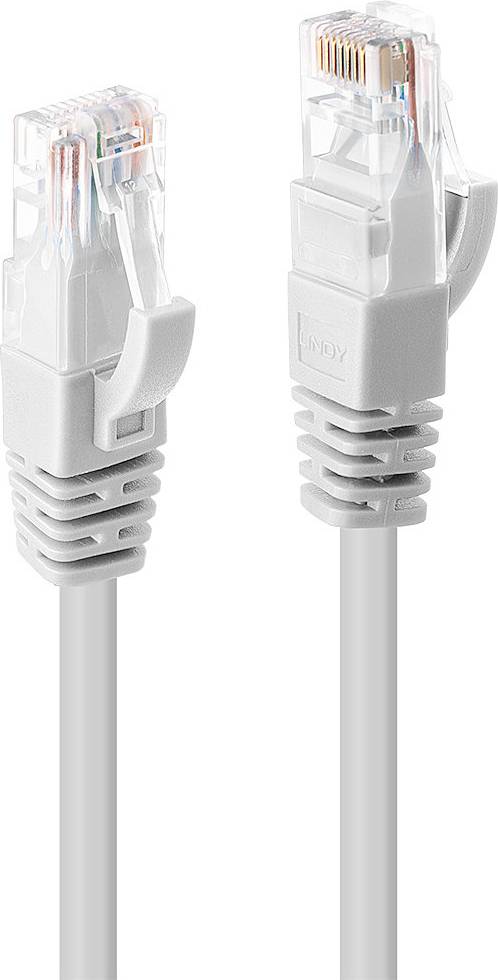 Lindy Cat.6 U/UTP RJ45 - RJ45 Copper M-M White 10m