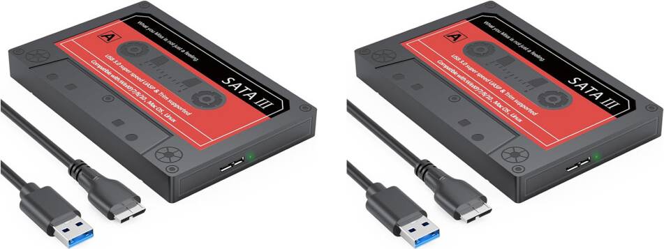 Hard drive enclosure 2.5 Inch SSD Hard Drive Enclosure
