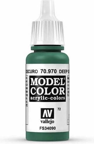 Vallejo Model Color 17ml Deep Green VAL970
