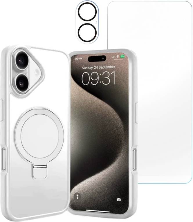 Iphone 17 white Entronix iPhone 17 Protection Bundle