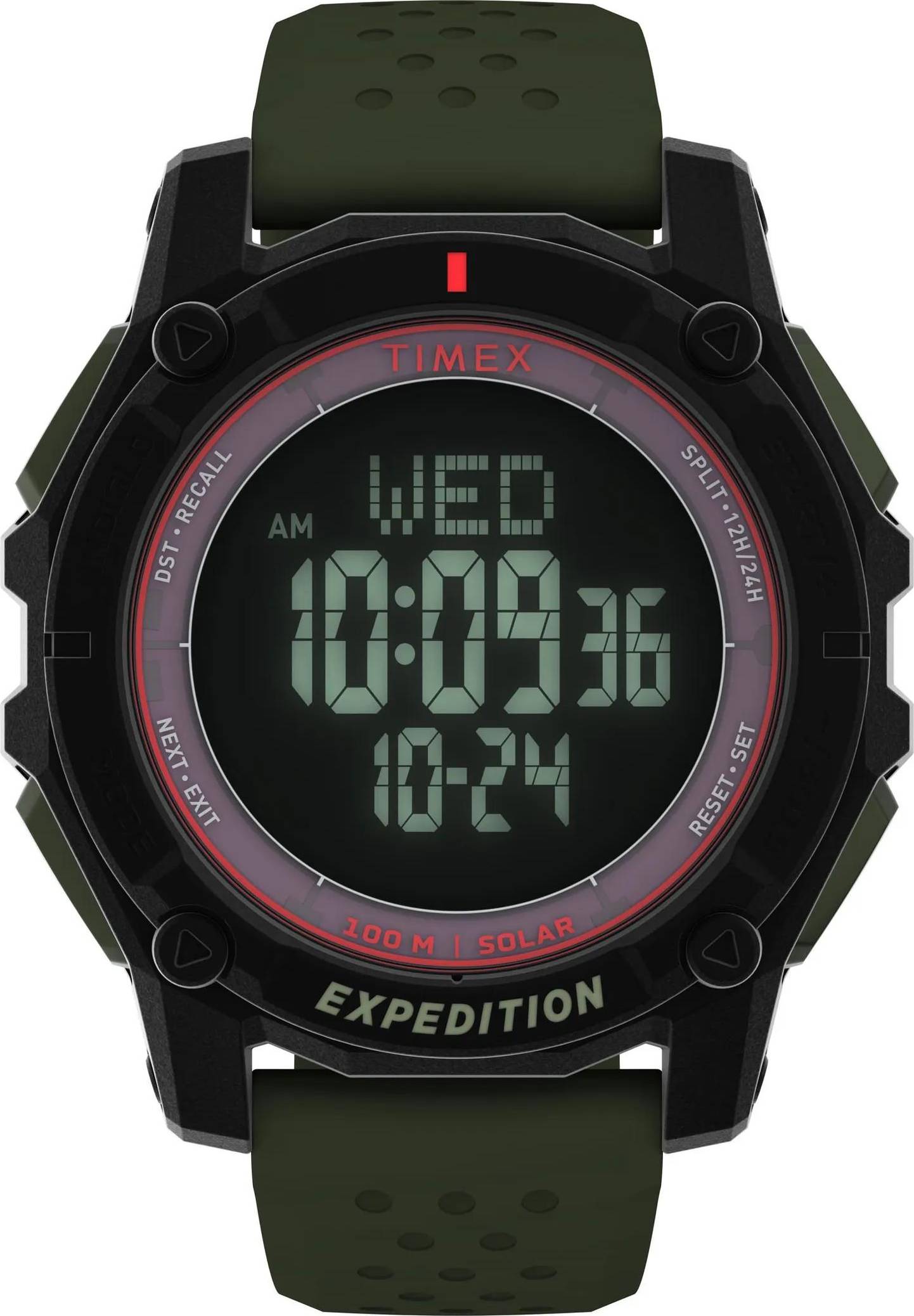 Timex Digitalur Expedition Ridge Solar Grøn
