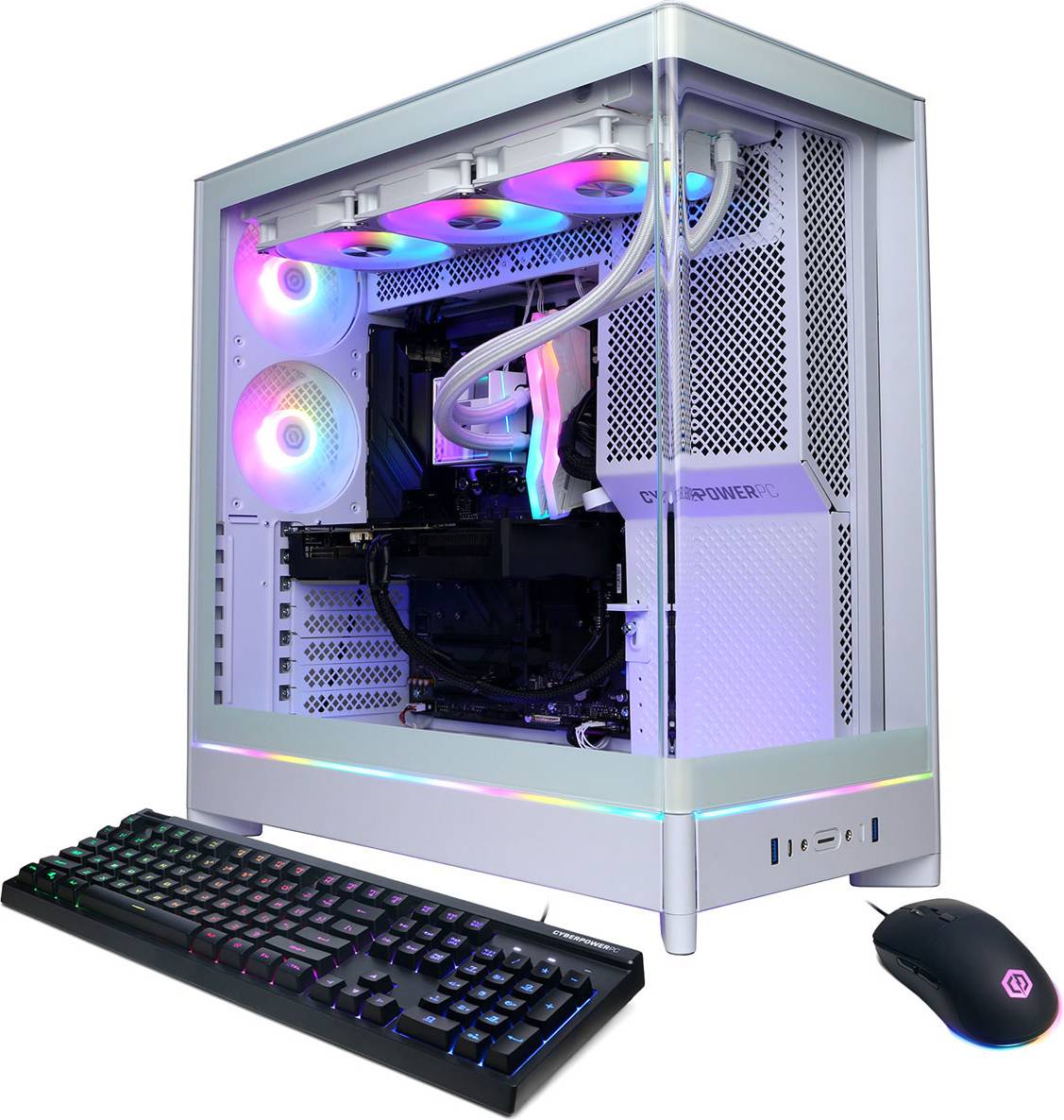 Rtx 5070 ti white CyberPowerPC Gamer Supreme Gaming R9