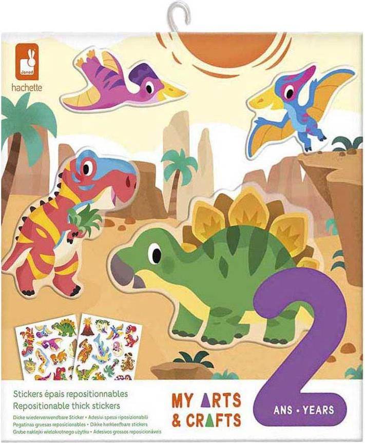 Repositionable Dinosaur Stickers