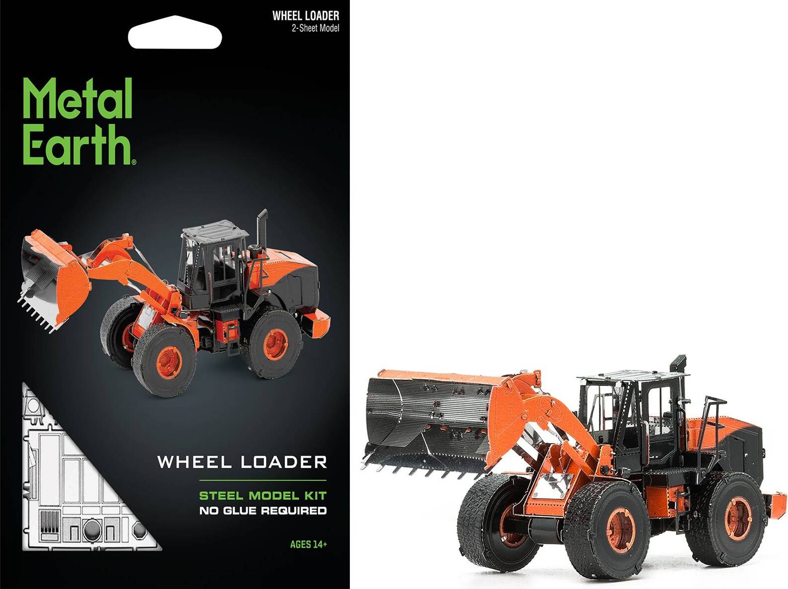 Metal model kits Metal Earth Model Kit Wheel Loader Steel Model