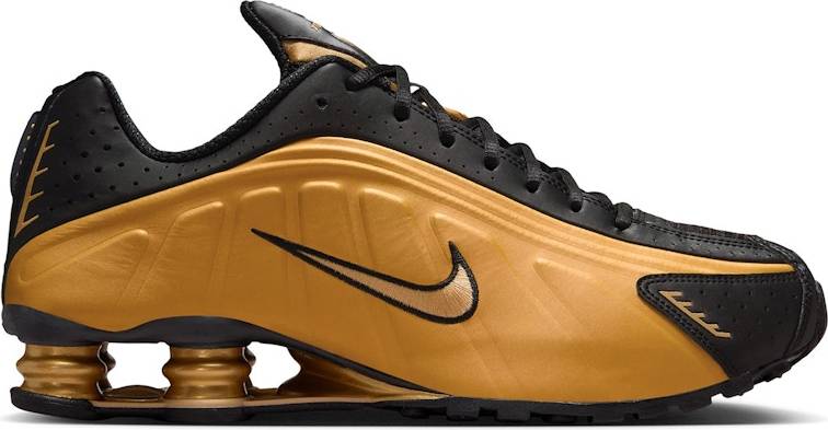 Nike shox r4 Nike Shox R4 Metallic Gold Balck