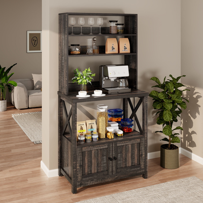 63 Bakers Rack 4 Tier Microwave Stand