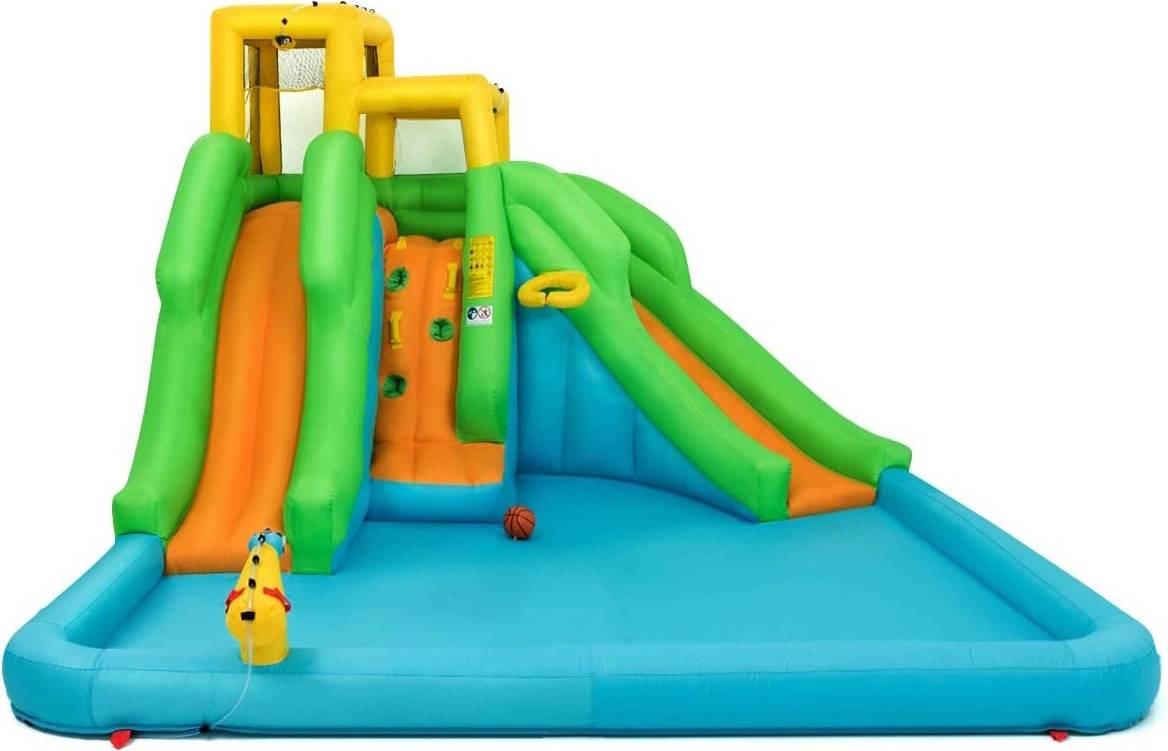 Inflatable water park SlickBlue Double Slide Inflatable Water Park