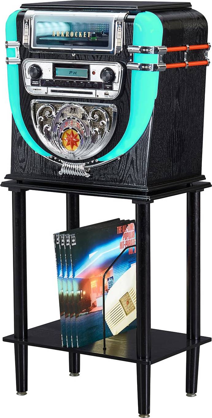 Boston Tabletop Jukebox Record Player System