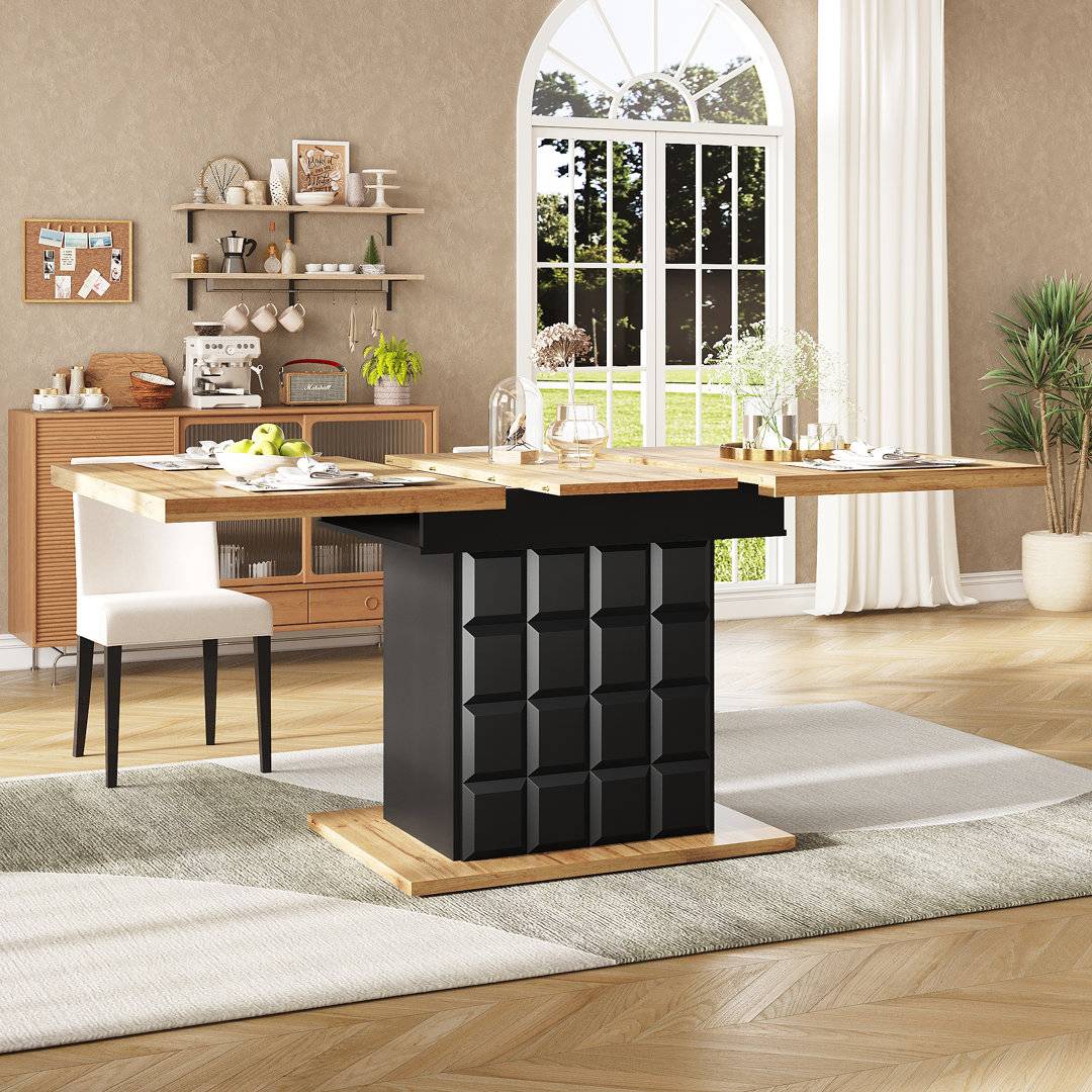 Latitude Run Extendable With Hidden Storage Dining Table