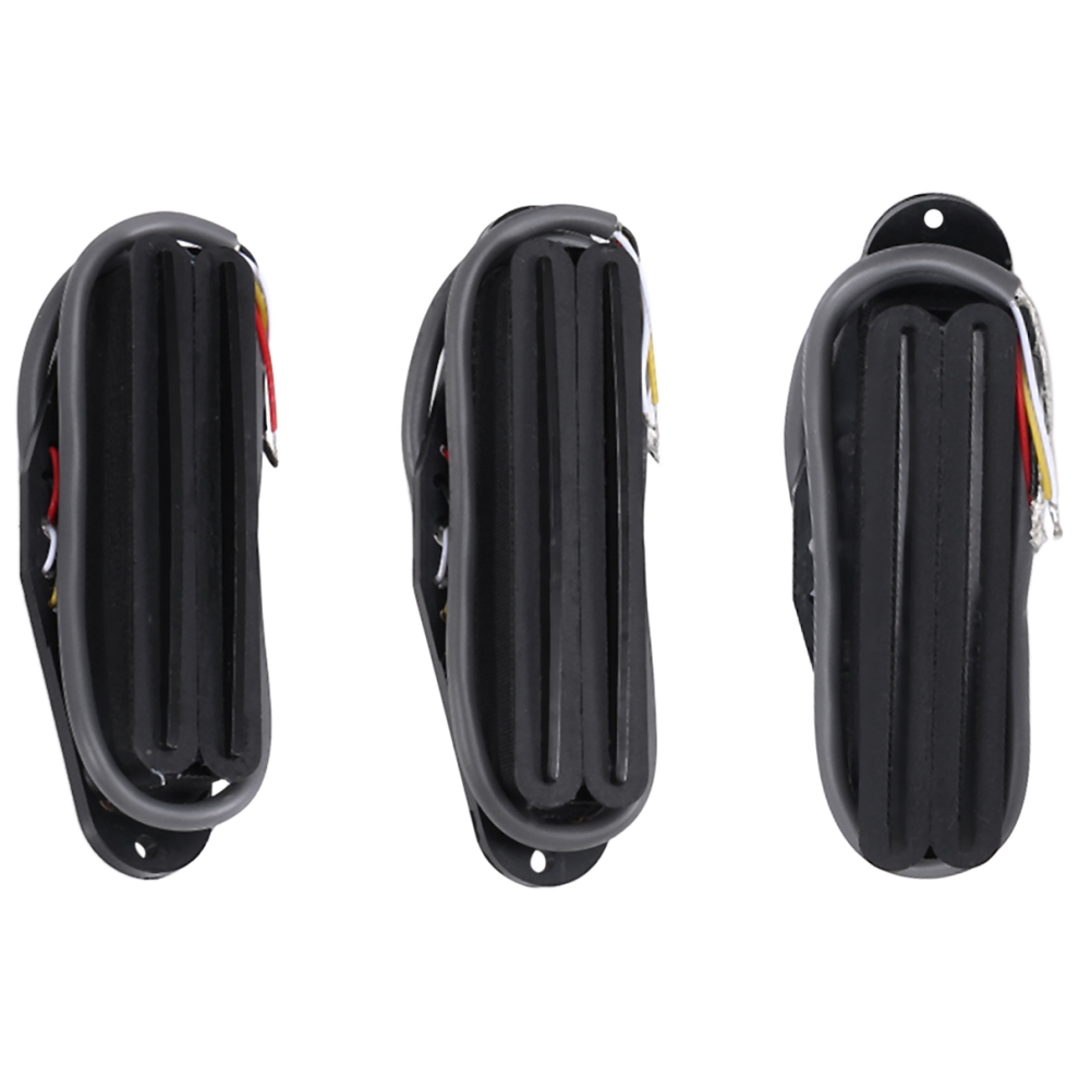 Saudism 3PCS Ceramic Rails Humbucker Pickup