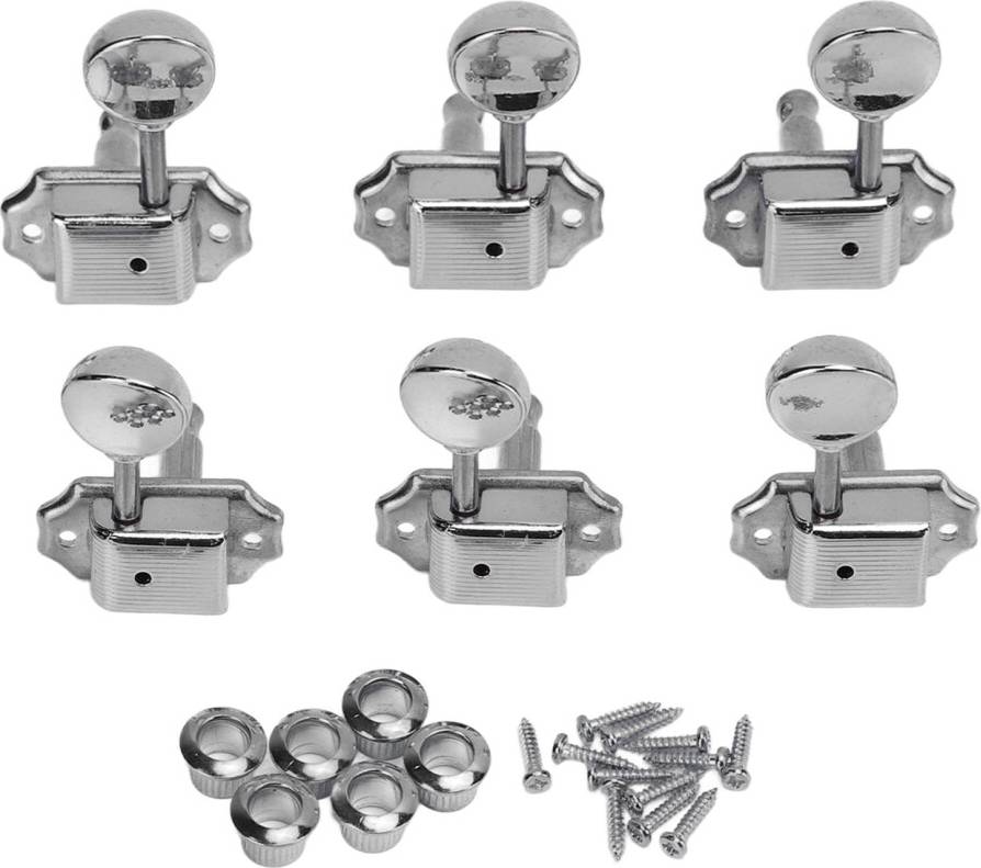 6Pcs Guitar String Tuning Peg Metal Tuner Key