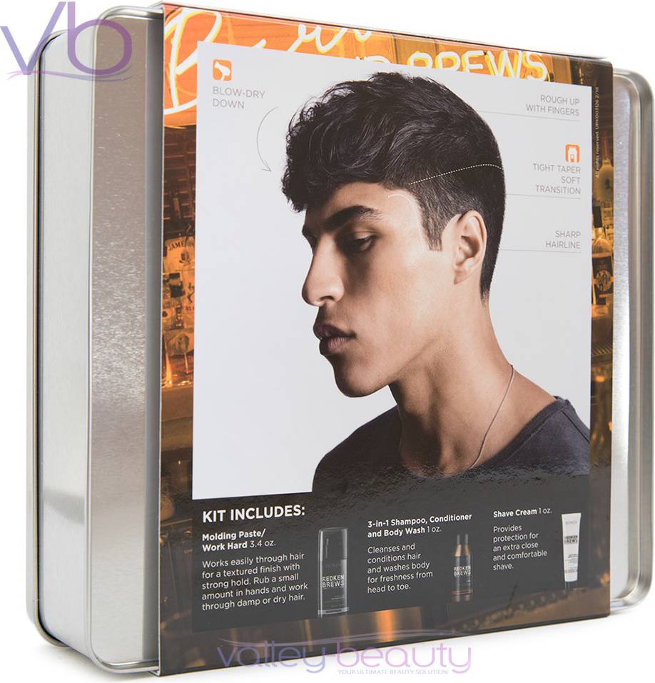 Beard kit for men Redken Brews For Men Rough It Up Grooming Kit