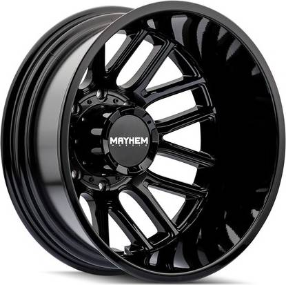 Mayhem 17x6.5 Gloss Black Wheel Rear Dually Rim