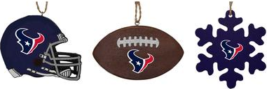 Three-Pack Helmet Football Snowflake Set