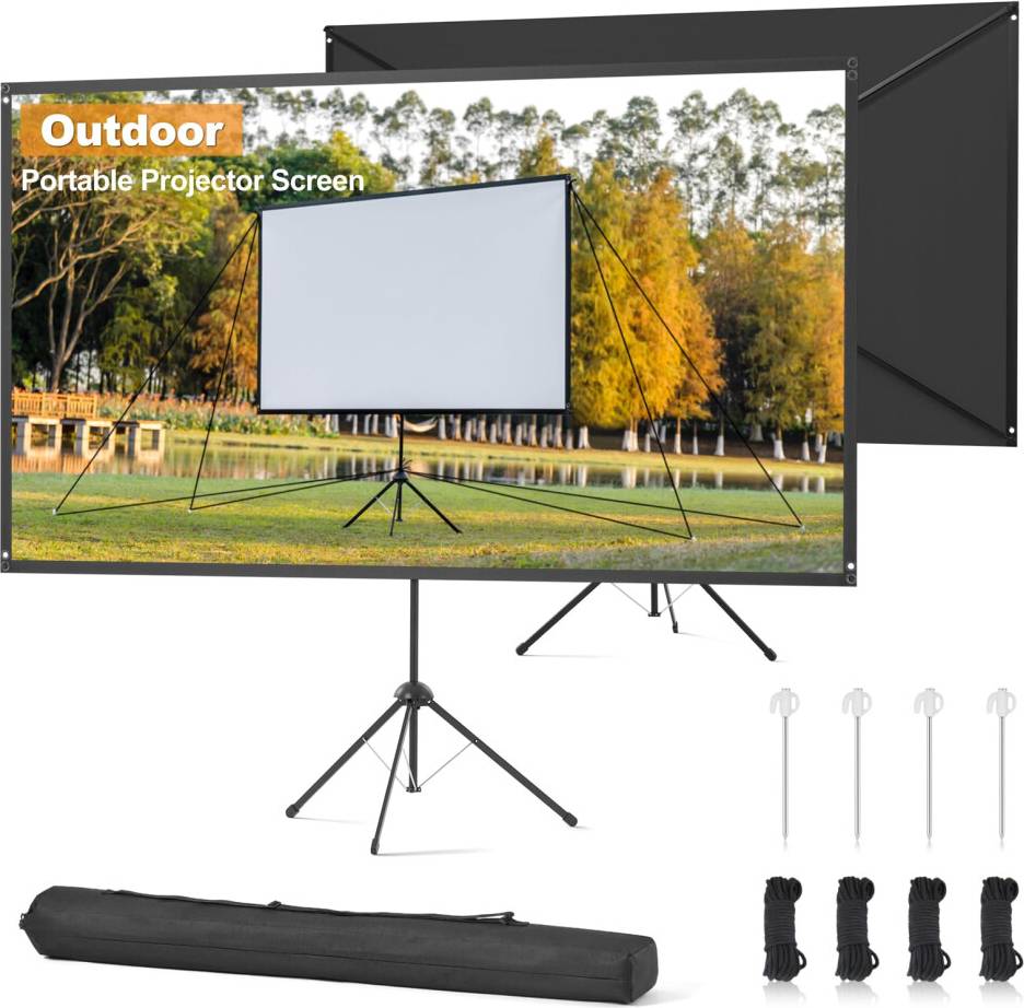 Projector screen 80 Inch Portable Projector Screen Stand